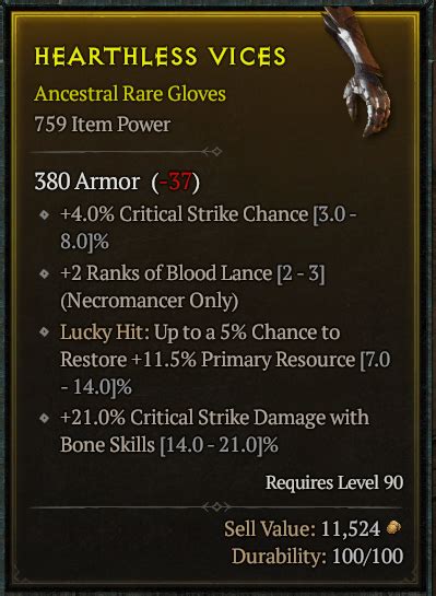 Necro Gloves For Sale Topic D2jsp