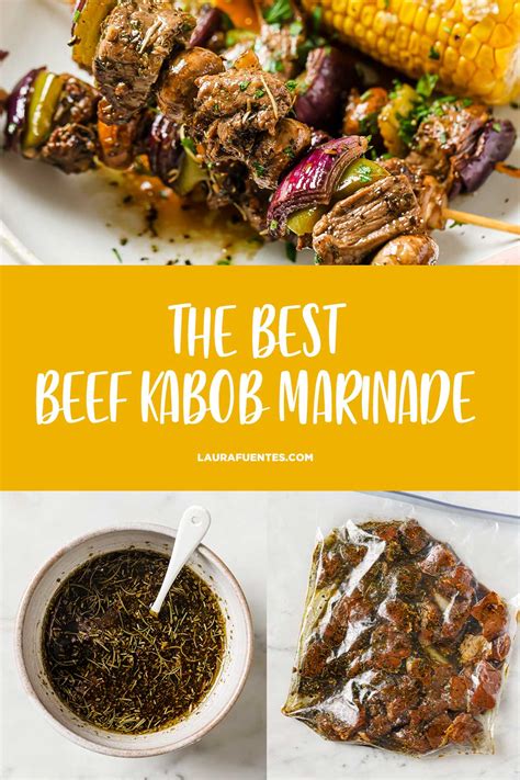 15-Minute Beef Kabob Marinade | Laura Fuentes