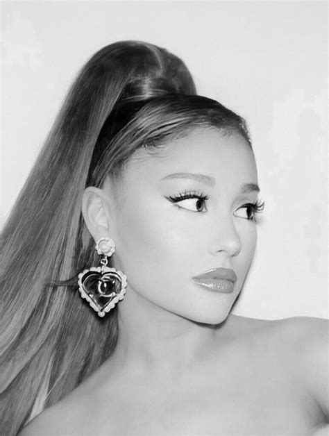 Artsise Black And White Ariana Grande