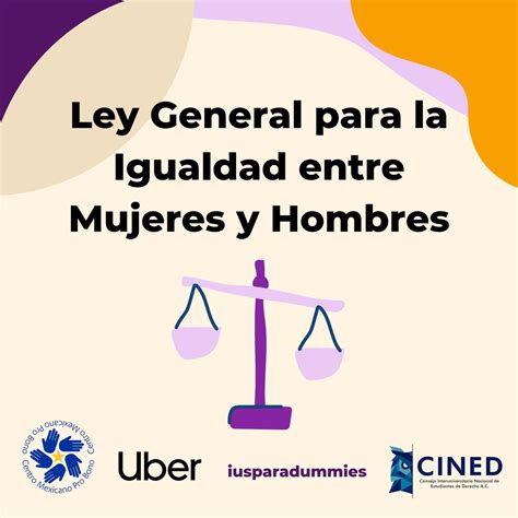 Ley General Para La Igualdad Entre Mujeres Y Hombres By Centro Mexicano