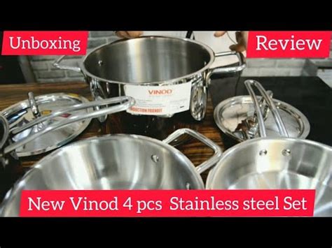 Vinod Stainless Steel Cookware Set Review Sandwich Bottom Heavy