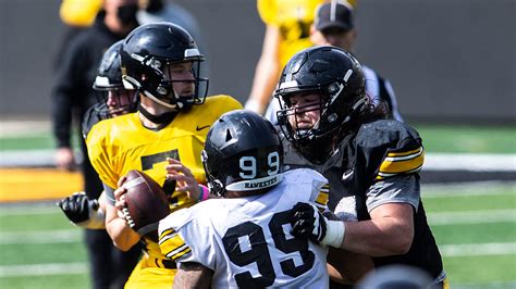 Iowa football's new-look offensive line still taking shape