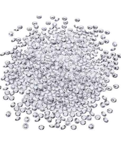 5000 Pack 6 Mm Clear Acrylic Diamond Scatters Crystal Table Confetti