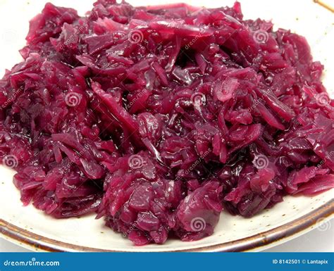 Cooked Red Cabbage Stock Image Image Of Vegetable Food 8142501