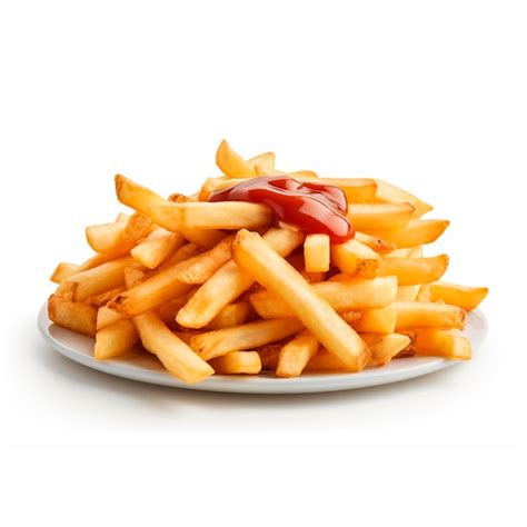 Premium Ai Image Ketchup French Fries