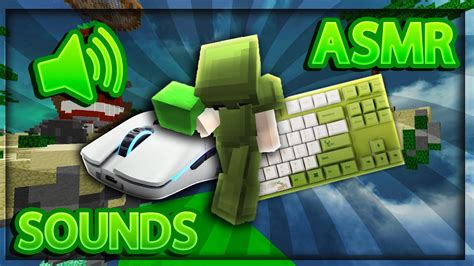 Thocky Keyboard Mouse Sounds Asmr Handcam Hypixel Bedwars Youtube