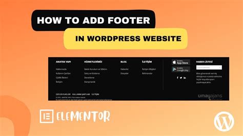 Cómo Crear Un Pie De Página En Un Sitio Web De Wordpress Con Elementor