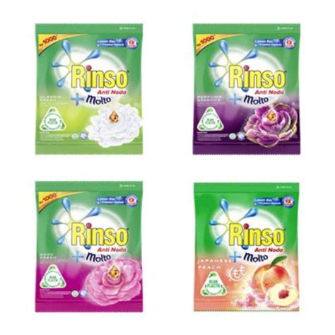 Jual Rinso Molto Powder Detergent Deterjen Bubuk Rose Perfume Japanese