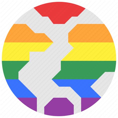 Lgbt Pride Love Globe Icon Download On Iconfinder