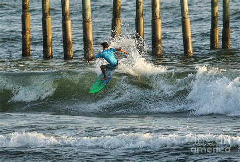 Flagler Beach Surf Day Photograph By Deborah Benoit Fine Art America