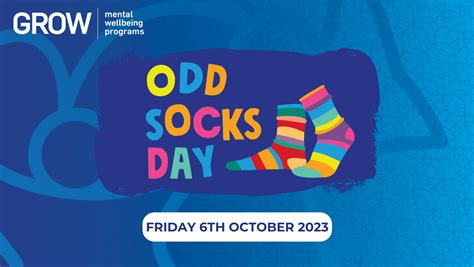 Odd Socks Day - reducing the stigma of mental ill-health - GROW