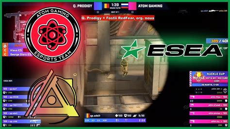 Quantum Prodigy Vs At0m Gaming ESEA Season 37 EU CSGO Main