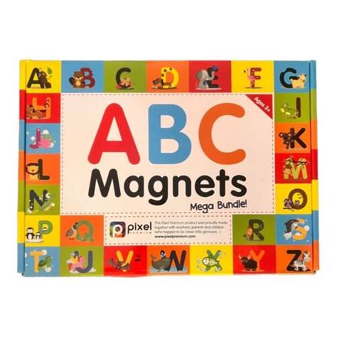 Pixel Premium Abc Magnets 142 Magnetic Letters Ebay