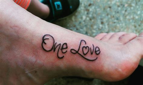 One Love Tattoo Love Tattoos Fish Tattoos Infinity Tattoo First Love