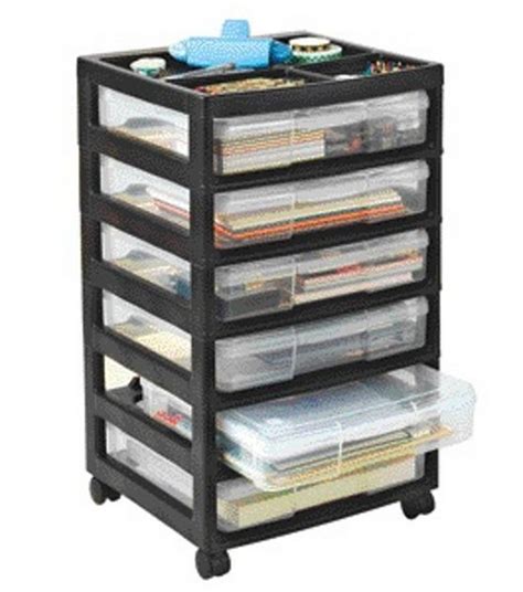 Iris Scrapbooking Cart Scrapbook Storage Organize Craft Supplies