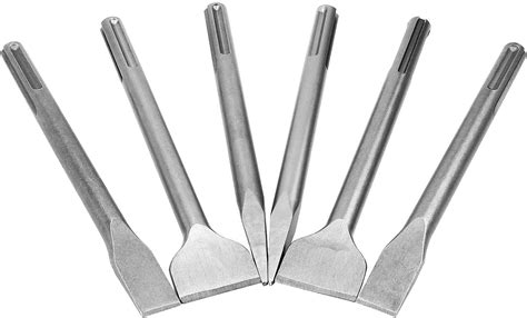 6 Piece Sds Max Chisel Set Certbuy Concrete Drill Bit Set Rotary Hammer Bits Chisel Set