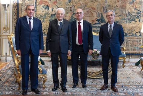 Mattarella Ha Ricevuto Al Quirinale I Vertici Della Settimana