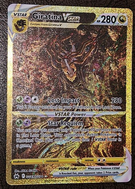 Pokemon Tcg Swsh Crown Zenith Giratina Vstar Gg Gg Galarian Gallery