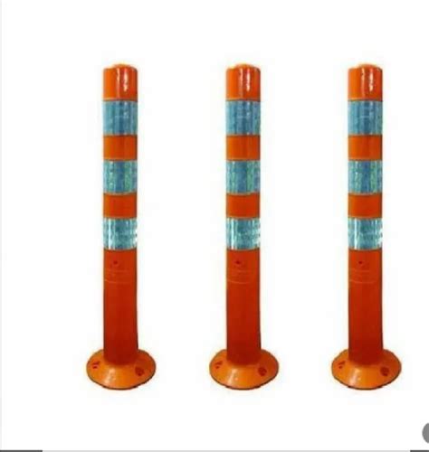 Orange Pvc Flexible Spring Post For Road Safety At Best Price In Mumbai