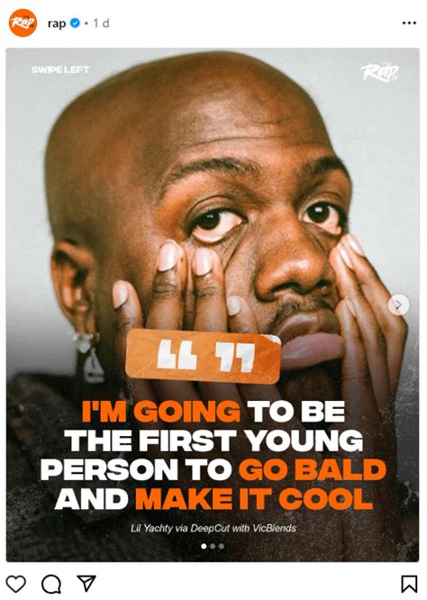 Lil Yachty Goes Bald And Says Hes The First Young Person To Go Bald