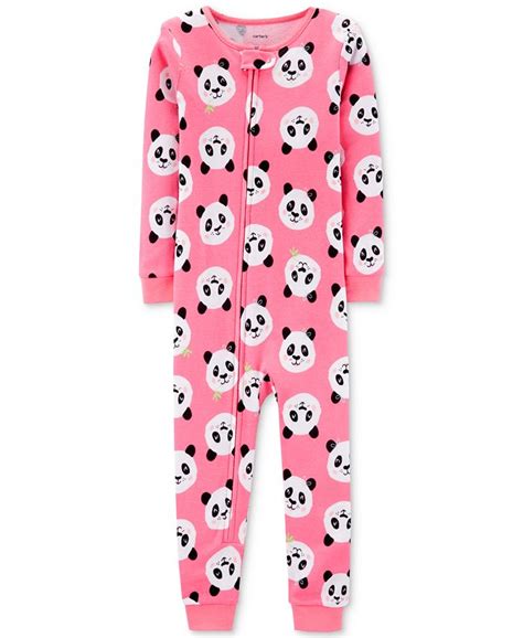 Carters Toddler Girls Cotton Panda Pajamas Macys