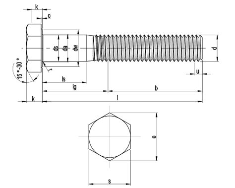 Hexagon Head Bolts Iso