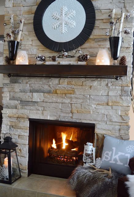 Dining Delight: Winter Fireplace Decor