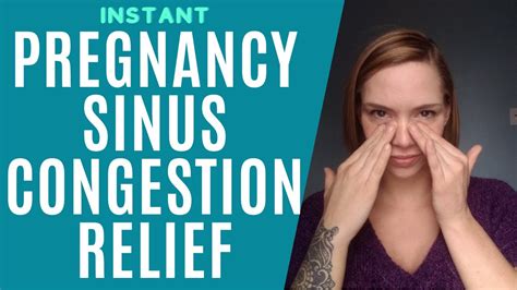 Pregnancy Congestion Relief Self Massage Tutorial Youtube