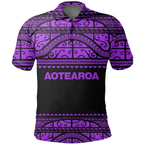 Aio Pride Aotearoa New Zealand Maori Polo Shirt Silver Fern Aio Pride