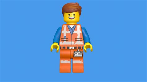 3d Lego Figure Movie Emmet Character Turbosquid 1969862