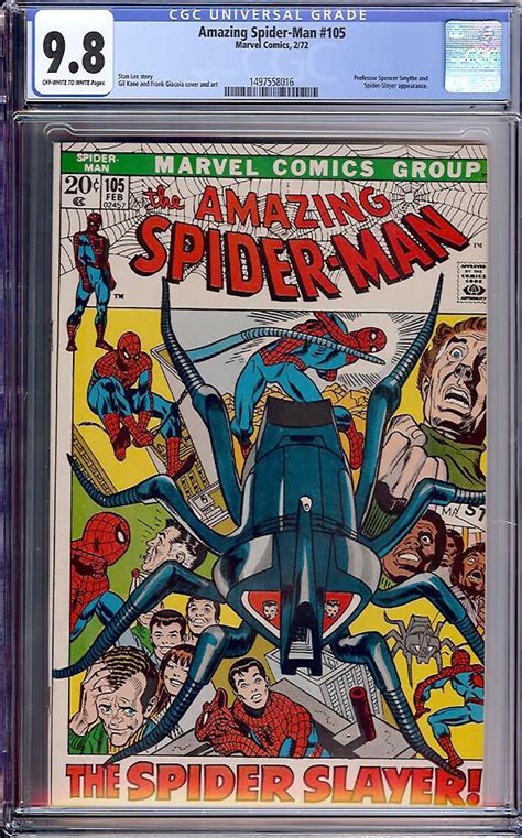 Amazing Spider Man Cgc Ow W Auction Pedigree Comics