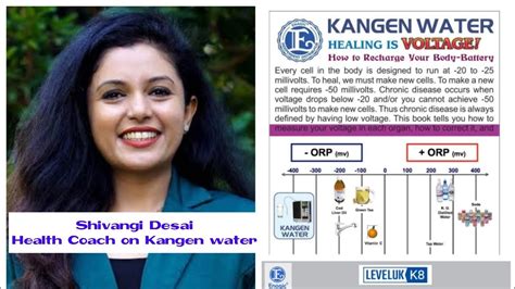 Shivangi Desai Health Coach On Kangen Water💦 Must Watch Youtube