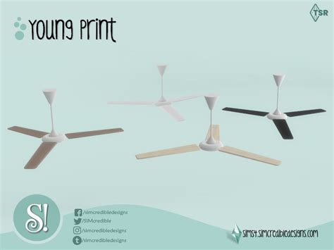 The Sims Resource Young Print Ceiling Fan