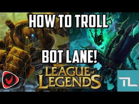 Lol Blitzcrank Thresh Lane How To Troll Lane