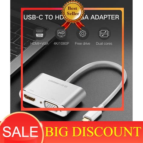 Status Usb C Hdmi Vga Adapter Type C To Hdmi 4k For Macbook Shopee