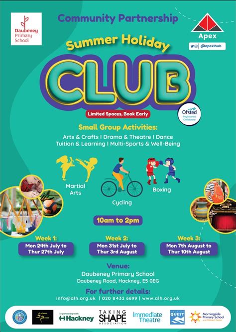 Holiday Club Healthwatch Hackney