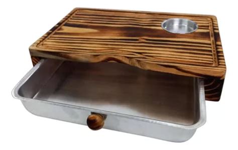 Tabla de barbacoa de madera inteligente diseñada con cajón MercadoLibre