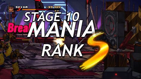 Streets Of Rage Stage S Rank Mania Youtube