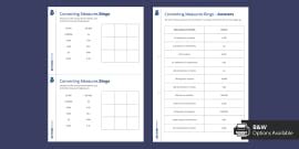 Matching Measurements Mm To M Activity Sheet Twinkl