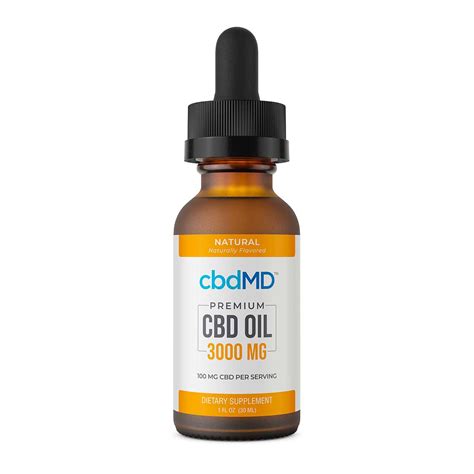 CBD Oil Tincture Natural 3000 Mg 30 ML CBD Products