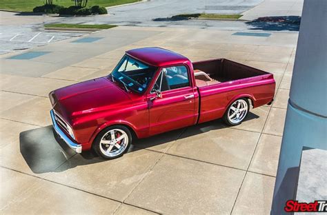 Ol Red 67 Chevy C10 Big Window Long Bed Street Trucks