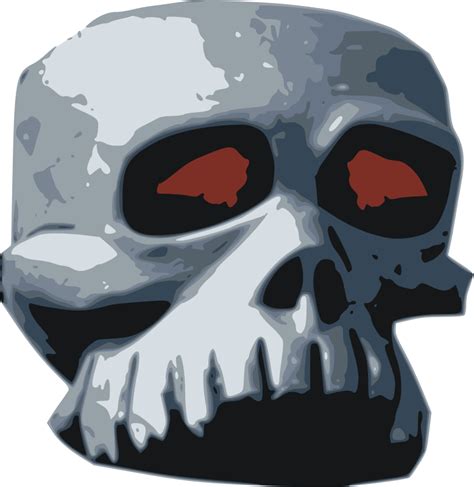 Scary Skull - Openclipart