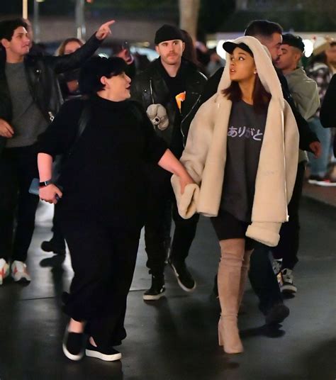 Ariana Grande With Friends At Disneyland 14 Gotceleb