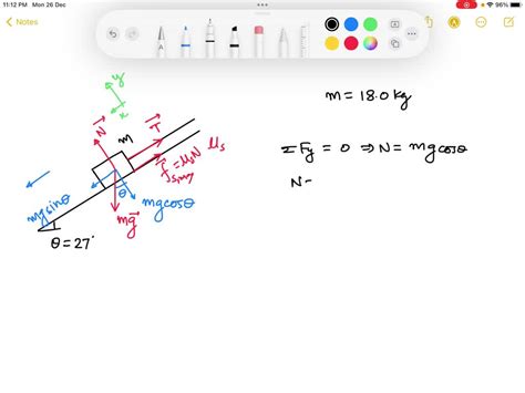 Solved A Block Of Mass M Is Held Stationary On A Frictionless