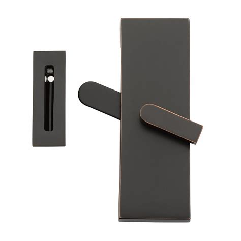 Flat Track Sliding Barn Door Hardware Collection - Modern Rectangular ...