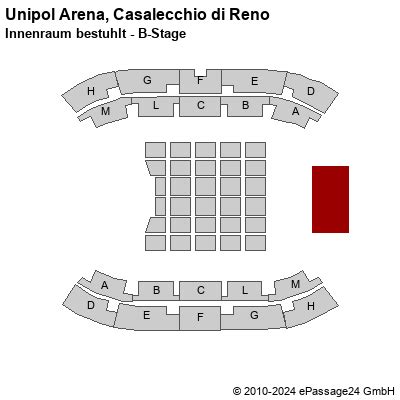 Unipol Arena Casalecchio Di Reno Innenraum Unbestuhlt FOS Saalplan