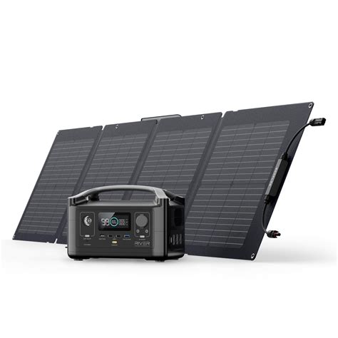 Buy EF ECOFLOW Portable Power Station RIVER 288Wh With 110W Solar Panel