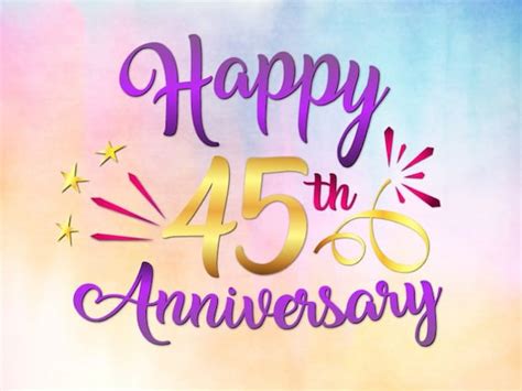 Happy 45th Anniversary Svg Files For Cricut Sapphire Wedding Etsy