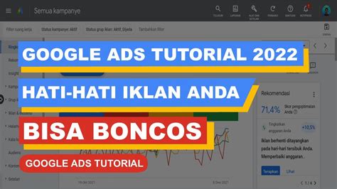 Hati Hati Iklan Anda BONCOS Google Ads Tutorial 2022 YouTube