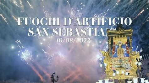 Festa Di San Sebastiano Fuochi D Artificio Palazzolo Acreide